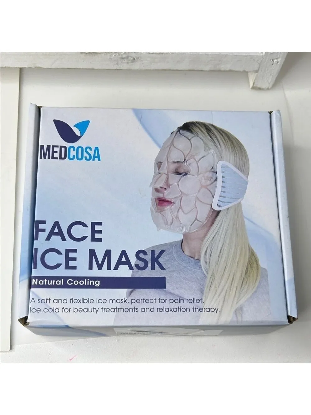 Skincare Set with Face Ice Mask & Satin Bonnet